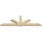 Ekena Millwork Kennewick Rough Sawn Timber Gable Bracket, Douglas Fir, 108"W x 36"H x 4"D x 6"F, 8/12 Pitch GBW108X36X0406KEN00RDF - alternate 4